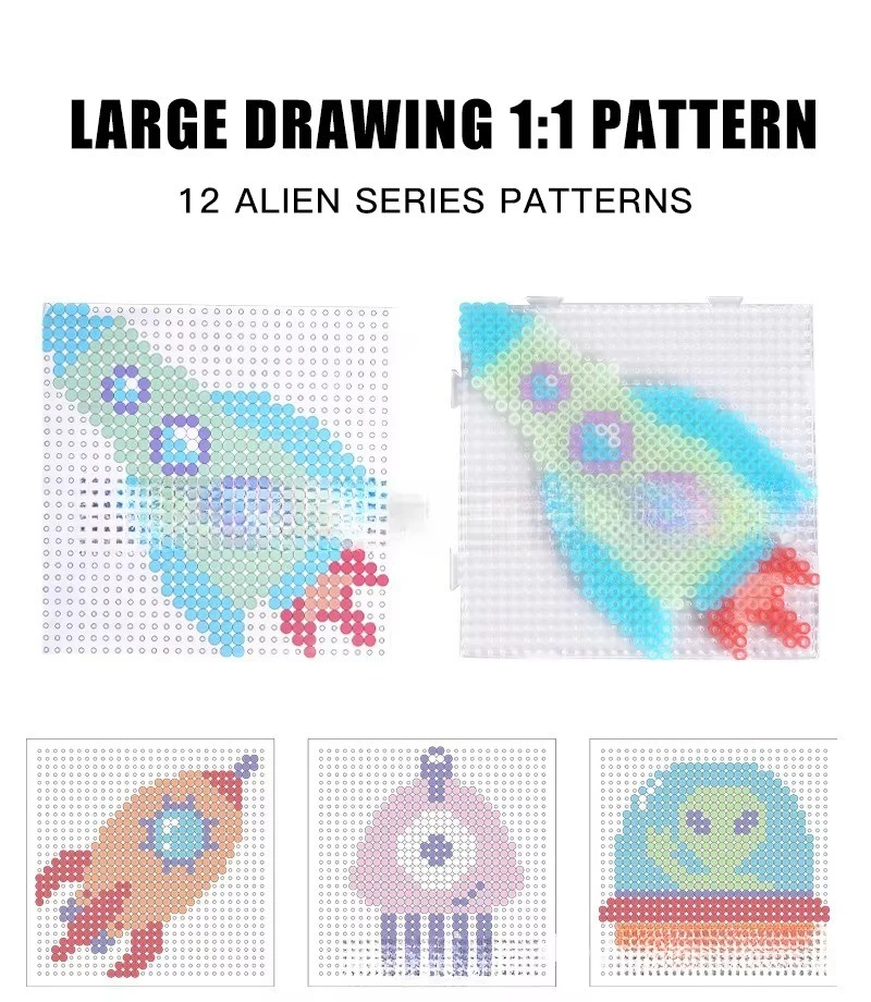 Glow‑in‑Dark Space Fuse Beads Kit price