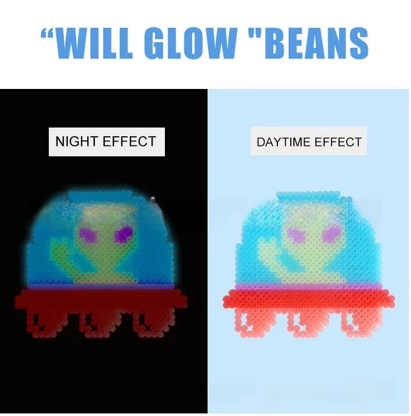 Glow‑in‑Dark Space Fuse Beads Kit high quality