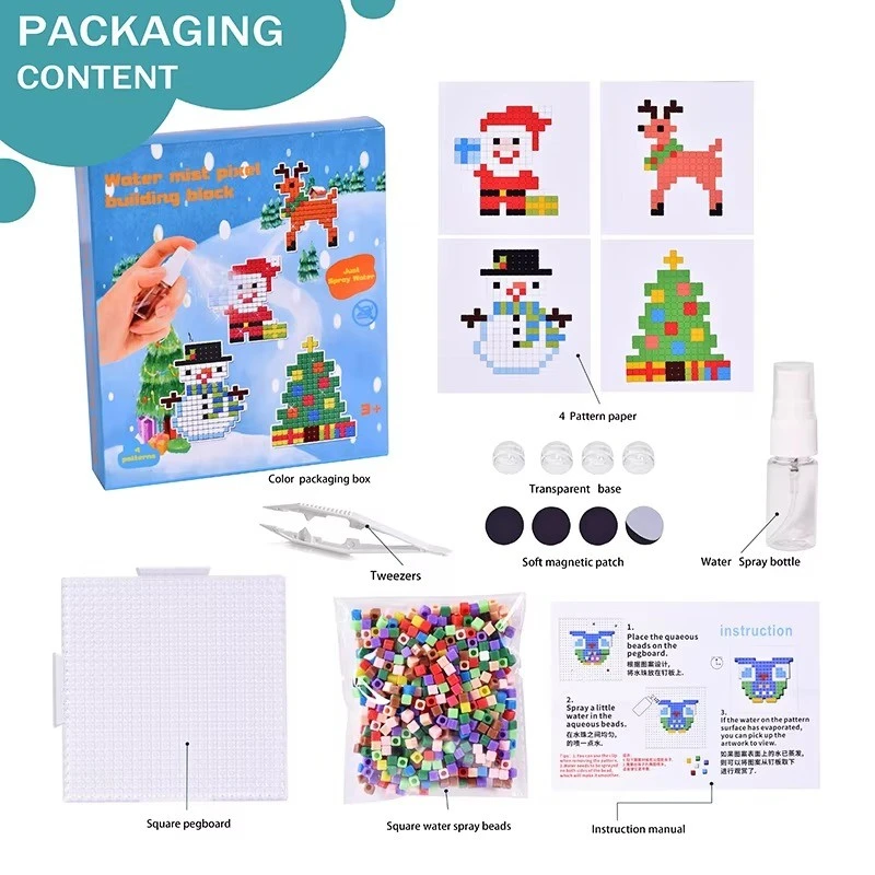 Kids’ Princess & Knight Water Fuse Pixel Art Set factory